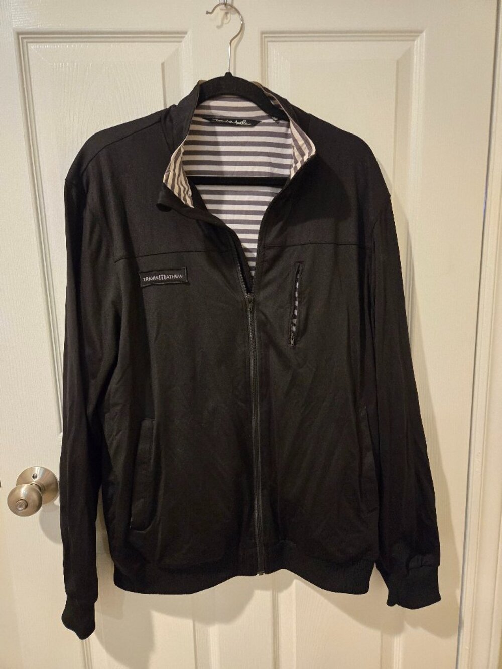 Travis Mathew Full Zip Sweatshirt Black XL
